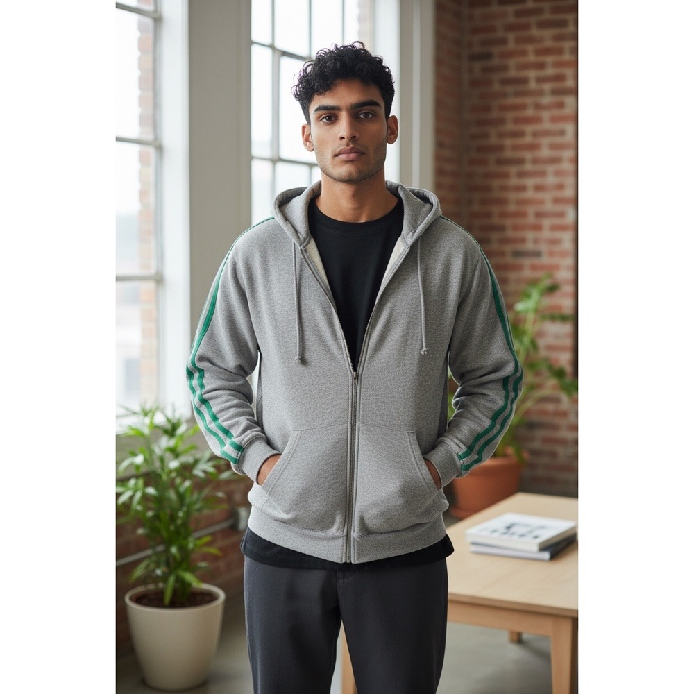 Vintage Jordan Craig Active Wear Zip‎ Up Hoodie Jacke Size 2XL NEW